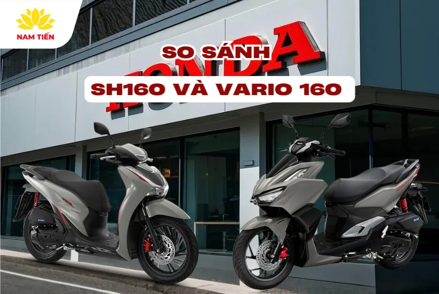 So sánh SH160 và và Vario 160